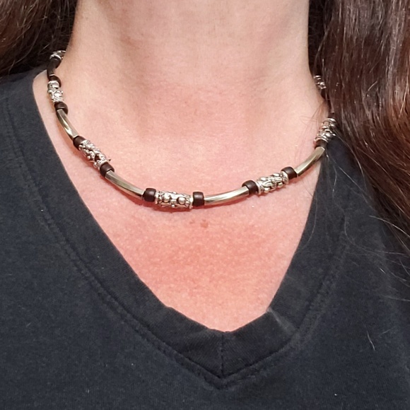 Silver color Unisex Necklace - Picture 4 of 4